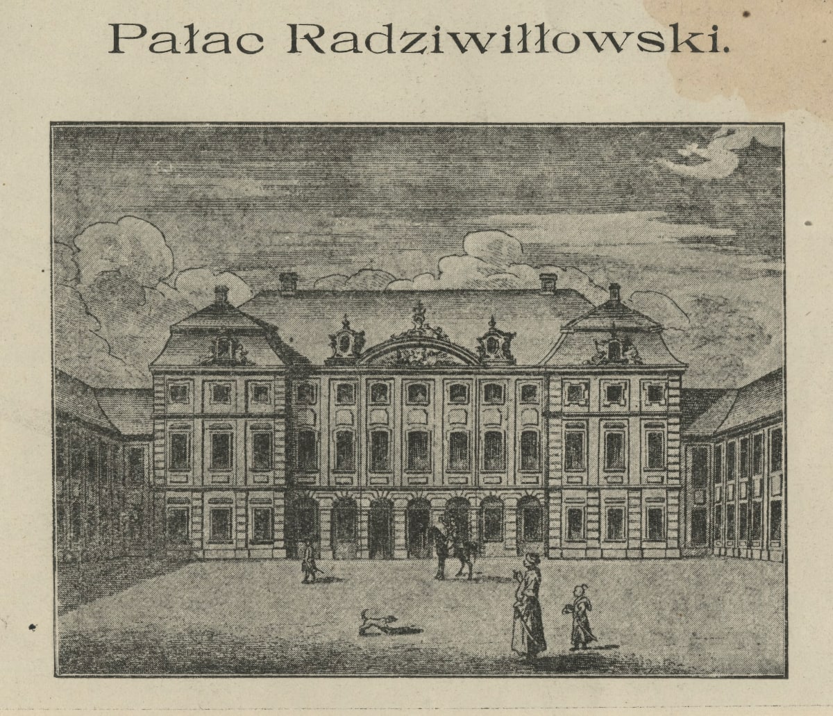 Radzivilaŭski palac u Warszawie. 
